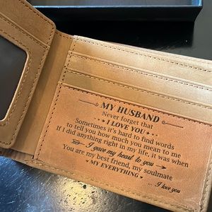 Men’s Wallet - To My Husband